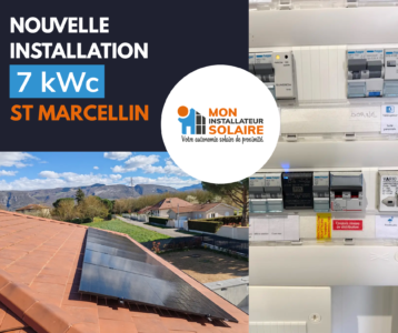 Nous sommes très heureux d'avoir réalisé une nouvelle installation photovoltaïque en Isère,