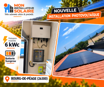 Bourg-de-Péage panneaux solaire